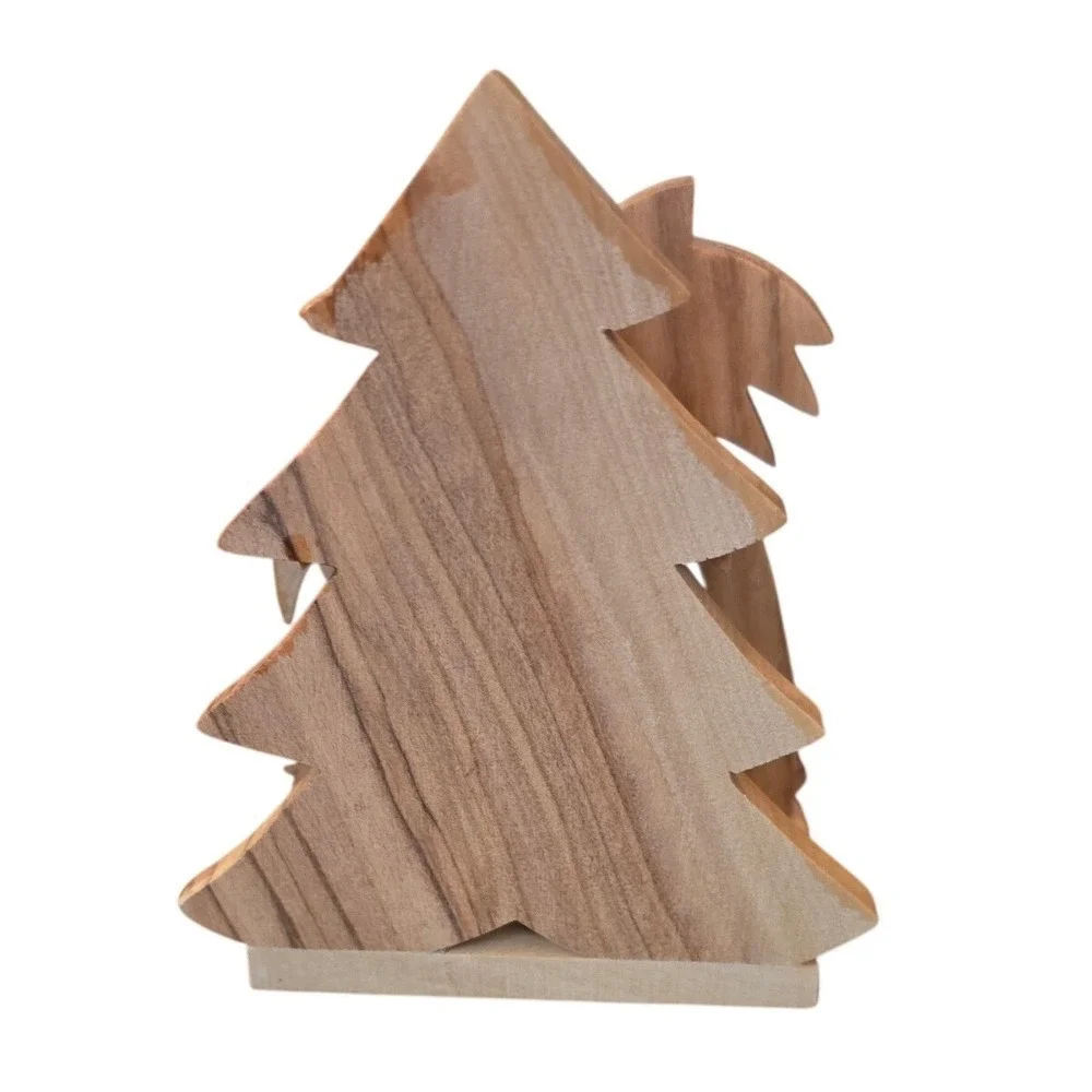 Bethlehem Hand Made Olive Wood Musical Nativity Set Silent Night Holy Land Boxed
